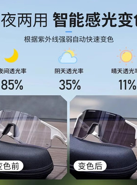 骑行专用防风眼镜变色跑步护目镜