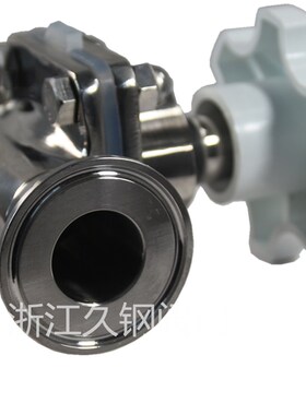 直销304卫生级快装/不锈钢/食品级直通式/卡箍式隔膜阀温州不锈钢