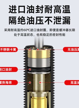 液压油压缓冲器阻尼器减震气缸机械手配件弹簧AC0806/1007/AD1210