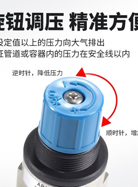 气动溢流阀压力调整阀AP100-01/02 AP100-01-X201 AP100-02-X201