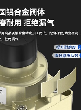 气动手动开关三位四通气缸控制换向气阀HV-04手转阀手板阀HV-200D