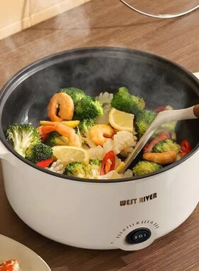 德国全自动电火锅一体炒菜电炒锅多功能料理锅蒸煎炒涮不粘电煮锅