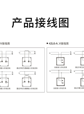 6L2-V电压表 交流电压表 50V/150V/250V/300V/450V指针电压表仪表