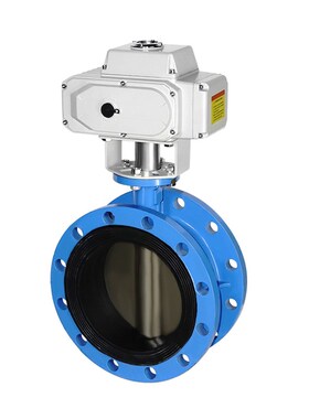 CHYN远恩D941X-16电动法兰蝶阀220V进水排水排污阀门零泄露耐高压