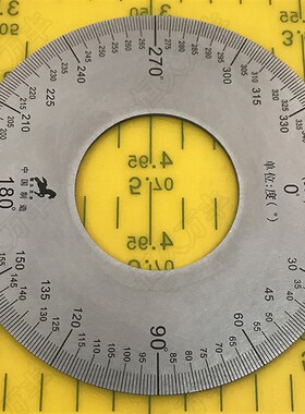 通用刻度盘度数刻度盘机床刻度盘刻度盘圆外径120内径50厚2不锈钢