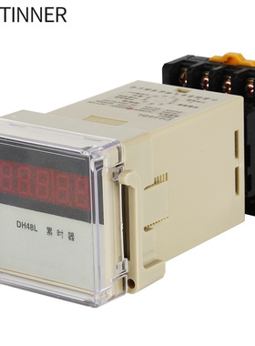 数显累时器 DH48L电子计时器 时间累计器 电子式累计时间220V