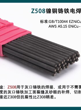铸308纯镍焊条Z308可加工球磨灰口铸铁焊接Z508生铁电焊条3.2 4.0