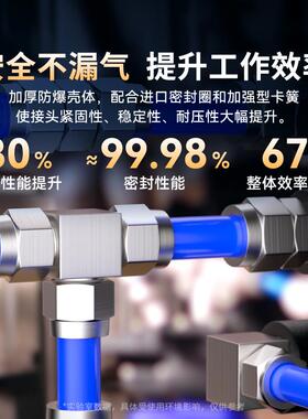 气动铜快拧PL弯头锁母PL8-02直角气管接头插1234分接6 10 12 16MM