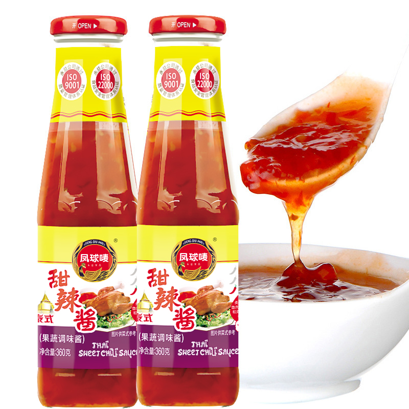 2瓶组合  泰式甜辣酱手抓饼炸鸡家用商用凤球唛泰国风味蜜汁酱 - 图1