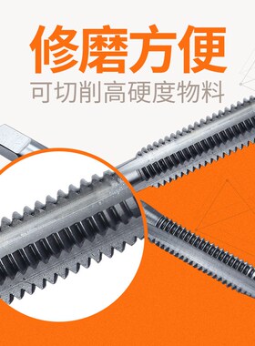日本富士HTD单支机用丝攻 英制丝锥攻牙刀螺纹丝锥1/8 -1/2