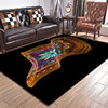 Retro European 3D printed carpet living room coffee table carpet starry sky bedroom bay window full floor mat rectangular