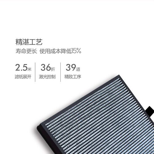 适配亚都双面侠空气净化器滤网KJ350G-P3D/S3D HJF350(两片装) - 图1