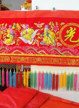 刺绣5米新款大穗神光八仙彩普照横幅家庙堂挂彩眉门眉门彩龙门