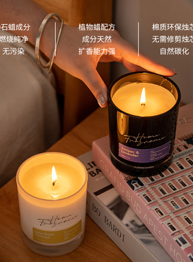 薰衣草香薰蜡烛助眠精致高级小众