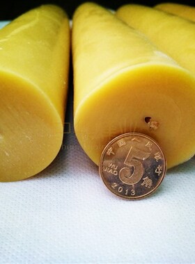 天然蜂蜡大蜡烛 纯手工蜜蜡圆柱 创意餐桌教堂祈祷烛台香薰华德福