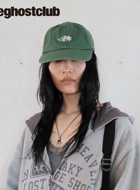 niceghostclub26秋新款3STAR平沿棒球帽潮牌硬顶休闲遮阳帽男女士