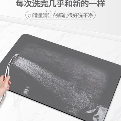 新硅藻泥浴室软地垫速干脚垫子