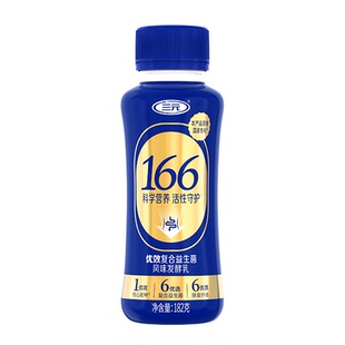三元166益生菌182g*6瓶