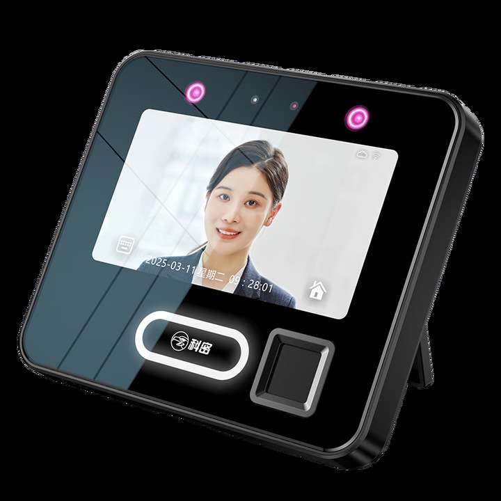 Kemi Attendance Machine FV70C Cloud Attendance Machine Face Fingerprint Recognition Punch Card Machine Attendance Machine Office Punch Card Machine