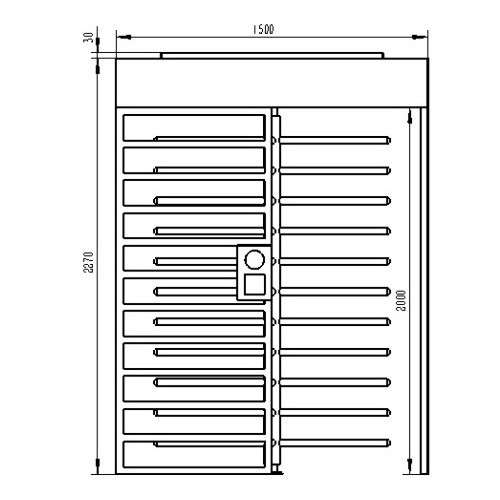 Shenzhen turnstile manufacturer single-door square double-door turnstile face recognition integrated access control community attendance