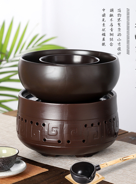 好利友陶瓷电陶炉煮茶器烧水陶壶迷你小型家用分茶器回纹复古套装