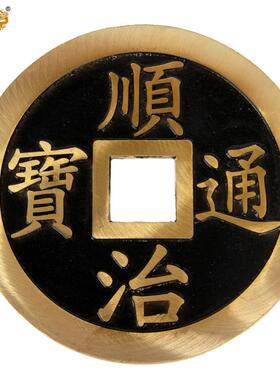 真古意仿古铜钱摆件大号铜五帝钱家居装饰品客厅摆设工艺品摆件