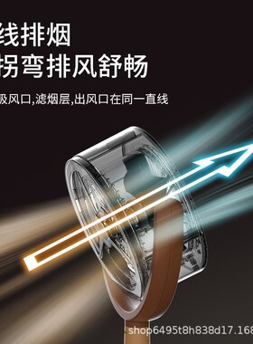 桌面吸油烟机家用可移动式净味器客厅火锅烧烤除油烟味空气净化器