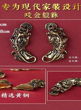 装修压门槛加厚五帝钱出入平安入户大门过门石下压的五行招财貔貅