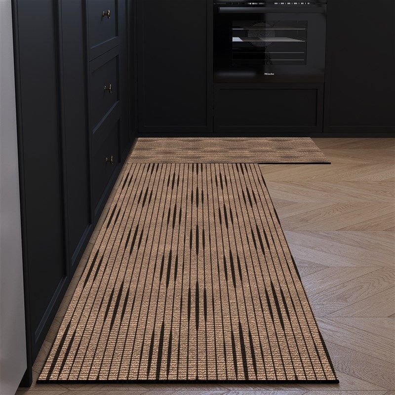 Kitchen floor mat new 2026 non-slip floor mat household carpet simple Nordic no-wash wipeable oil-proof and water-absorbent mat