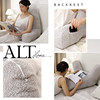 Bedside soft cushion pillow, large backrest, sofa cushion, bedroom bay window, reading bed, neck and waist cushion, removable and washable
