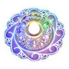 Led corridor crystal lamp corridor lamp downlight hole lamp embedded ceiling projection lamp balcony entrance entrance home creation