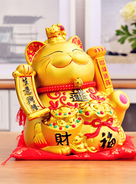 招财猫摆件大 店铺开业电动摇手 公司开张礼品招财进宝存钱储蓄罐