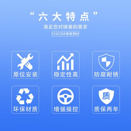 标致307/308/3008/408雪铁龙世嘉C4L爱丽舍前后减震弹簧加高加强 - 图1