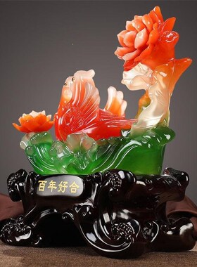 结婚礼物摆件百年好合鸳鸯一对大号创意送闺蜜新人婚房客厅装饰品