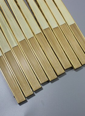 文玩折扇中国风古典梅妃竹湘妃竹扇子5寸-95寸苏工空白扇面送扇袋