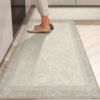 Kitchen non-slip floor mats, oil-proof, wipeable and washable soft mats, stain-resistant floor mats, waterproof carpets, rectangular wear-resistant carpets