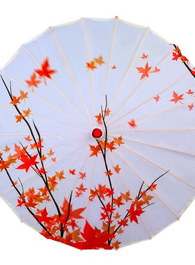 演出道具古风旗袍走秀工艺伞跳舞装饰吊顶民族风广场伞油纸印花绸