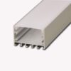 LED embedded aluminum alloy light trough aluminum trough U-shaped long linear wardrobe cabinet can be customized hotel atmosphere styling light