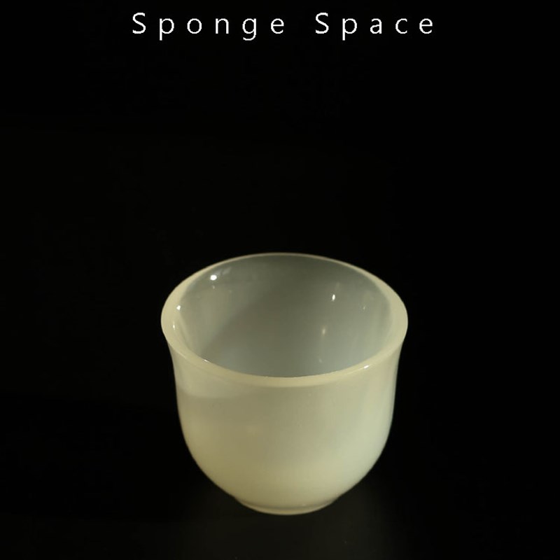 Sponge Space White Milk Glass Wine Divider Bone Meal Small Wine Glass Household Tea Set Medium Fair Cup