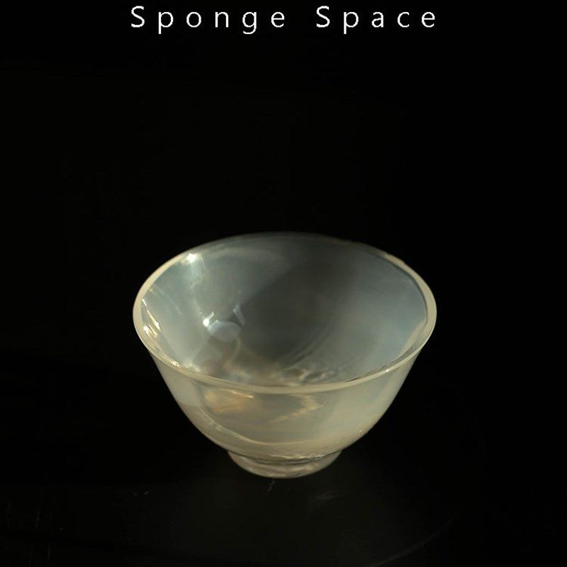 Sponge Space White Milk Glass Wine Divider Bone Meal Small Wine Glass Household Tea Set Medium Fair Cup