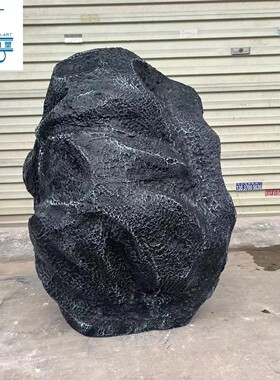 抽象新中式石头太湖石雕塑玄关现代简约酒店售楼处艺术品装置摆件