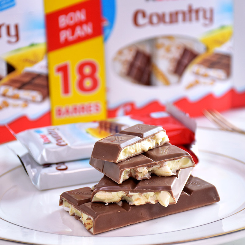 进口健达Kinder谷物脆心牛奶巧克力建达夹心儿童零食年货糖果礼物,淘宝优惠券,粉丝福利购,淘宝优惠卷