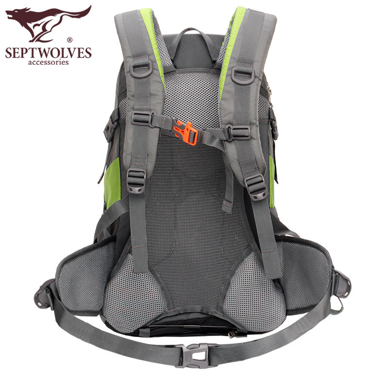 七匹狼户外35l双肩男女旅行登山包 七匹狼天颜双肩背包