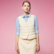 2026秋冬鹅绒轻薄羽绒服女内胆保暖马甲背心内搭马夹短款V领内穿