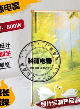 500W碳晶墙暖电暖器电壁画石墨烯壁挂式电暖气发热芯电热