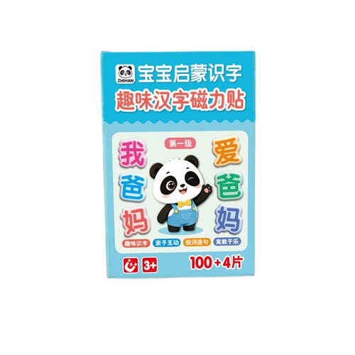 【下单立减50】儿童早教汉字磁吸式磁力贴冰箱贴幼儿拼字识字GM - 图3