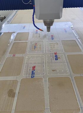 亚克力板厂家雕刻打孔 有机玻璃制品热弯抛光加工制作