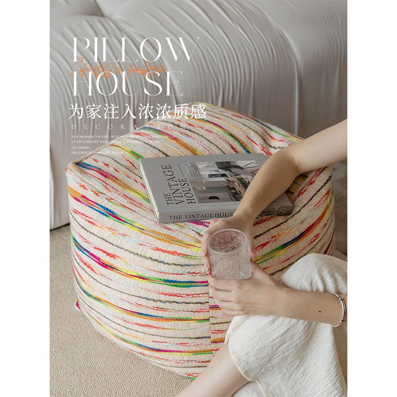 New Chinese style window sill sitting pier long sitting futon bay window cushion lazy tatami balcony living room sofa stool pier