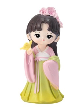 国潮风中国古代十大美女玩偶四大美女摆件桌面装饰品摆设公仔女