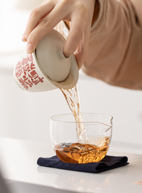 陶瓷便携快客杯一壶两杯茶具